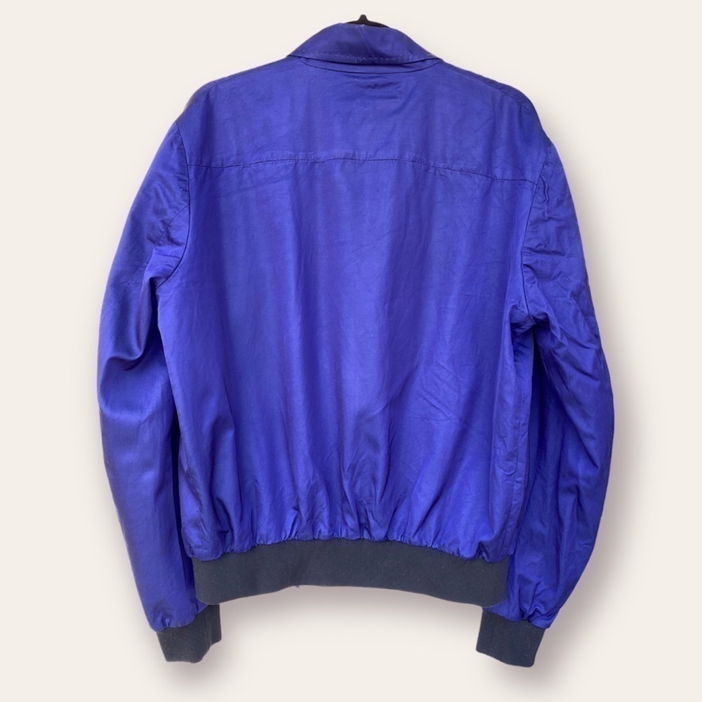 Dsquared2 Blue Italian Made Bomber Jacket Size Size L - Picture 2 of 10